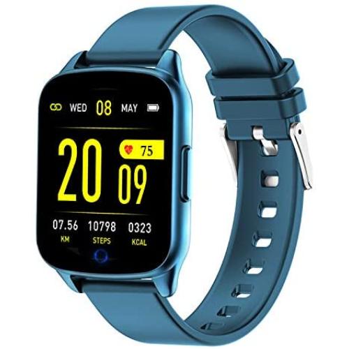 AMENON Fitness Tracker Watch for Women Men - Heart Rate Blood Pressure Oxygen Monitor Health Exercise Watch, Activity Tracker with Weather Step Calorie Counter, Waterproof Smart Fitness Watch