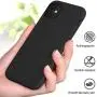Miracase Liquid Silicone Case Compatible with iPhone 11 6.1 inch(2019), Gel Rubber Full Body Protection Shockproof Cover Case Drop Protection Case (Light Black) Miracase Liquid Silicone Case Compatible with iPhone 11 6.1 inch(2019), Gel Rubber Full Body Protection Shockproof Cover Case Drop Protection Case (Light Black)