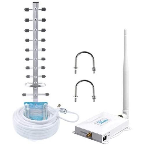 AWS 1700/2100Mhz Band 4 Cell Phone Signal Booster for Home T-Mobile MetroPCS AT&T Signal Booster 3G 4G 1700mhz Band 4 Cell Phone Booster Signal Amplifier Enhances Cell Reception Call/Data FUSTAR