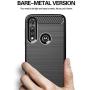 Moto G Power case,Motorola G Power case,with HD Screen Protector,MAIKEZI Soft TPU Slim Fashion Non-Slip Protective Phone Case Cover for Motorola Moto G Power 2020(Black Brushed TPU)