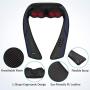 Shiatsu Neck and Shoulder Massager with Heat - Electric Back Massage Pillow with 3D Deep Tissue Kneading for Neck, Shoulder, Back, Legs, and Foot Muscle Pain Relief - Use at Home, Office, or Car