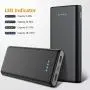 Portable Charger Power Bank 26800mAh High Capacity Ultra Compact External Battery Pack with 2 USB Ports, 4 LED Indicator Portable Phone Charger for iPhone, Samsung Galaxy, Android Phone and Tablet