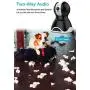 IMILLET WiFi Pet Camera Dog Camera with Phone App FHD Indoor Cat Camera Pet Monitor Night Vision 2 Way Audio Motion Detection (Black)
