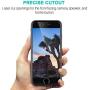[3 Pack] LK Screen Protector for New iPhone SE 2020 / iPhone SE2 / iPhone 7 / iPhone 8, [Tempered Glass] [Case Friendly] [Alignment Frame Easy Installation] [3D Touch]