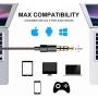 Earbuds with Microphone, in Ear Headphones with Volume Control, Built-in Mic Wired Earphones for Android Smartphone Tablet Laptop 3.5mm Audio Plug Devices, Black