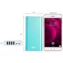 Portable Charger, BONAI 20000mah 4.0A Max Input 4 USB Output Power Bank, Aluminum Polymer External Battery Pack Travel Compatible with iPhone Charger iPod iPad Samsung Smartphone Tablet - Mint