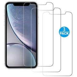 Ailun Glass Screen Protector for iPhone 11/iPhone XR 6.1 Inch 3 Pack Tempered Glass Screen Protector for Apple iPhone 11/iPhone XR 6.1 Inch Display Anti Scratch Advanced HD Clarity Work Most Case