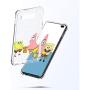 Lupct for Samsung S10 Case, Soft TPU Protective Shockproof Cartoon Cute Mobile Phone Spongebob&Patrick Fashion Design Cover Skin Slim Fit Funny Fun Ultra-thin Bumper Clear Shell for Samsung Galaxy S10