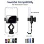 Meifigno Car Phone Mount, Air Vent Car Phone Holder, Gravity Auto-Clamping Hands-Free Car Mount Compatible with iPhone SE/11 Pro Max/Xs/XR/8 Plus, Samsung Galaxy S20+ Ultra Note10 Plus & All
