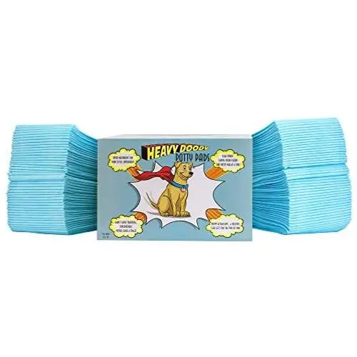 Heavy Doody Supplies Potty Pads – Super Absorbent and Leakproof Pet Training Pee Pads to Keep Floors Mess-Free – Ideal for Puppies and Small Dogs – Available in Gender Specific Superhero Themes Heavy Doody Supplies Potty Pads – Super Absorbent and Leakproof Pet Training Pee Pads to Keep Floors Mess-Free – Ideal for Puppies and Small Dogs – Available in Gender Specific Superhero Themes