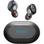Kurdene Small Wireless Earbuds,Bluetooth Earbuds with Charging Case Bass Sounds IPX8 Waterproof Sports Headphones with Mic Touch Control 24H Playtime for iPhone/Samsung/Android-Black