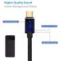 USB C to 3.5mm Female Headphone Jack Adapter, USB C to Aux Audio Dongle Cable Cord Compatible with Google Pixel 4 3 2 XL, Samsung Galaxy S20 Ultra S20+ Note 10 S10 Plus, iPad Pro 2018/2020 (2 Pack)