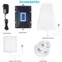 Verizon AT&T Signal Booster 4G LTE Cell Phone Signal Booster Repeater Band 12/13/17 Multi Bands 700mhz 4G LTE ATT Verizon Cell Phone Booster Extender Mobile Phone Signal Amplifier Antenna LCD 5000sqft