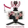 3.5mm TRS to TRRS Microphone Cable, Ancable 1/8 Male to Male Coiled Right Angle Mic Cord Compatible iPhone, Smartphone, Tablets with Rode SC7, VideoMic, VideoMicro Go, BOYA and More External Mic