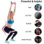 iykenmail Resistance Bands for Legs and Hips, Antiskid Hip Exercise Bands, Sports Fitness Bands, Effective Body Shaping Bands (Green, Pink, Purple) iykenmail Resistance Bands for Legs and Hips, Antiskid Hip Exercise Bands, Sports Fitness Bands, Effective Body Shaping Bands (Green, Pink, Purple)