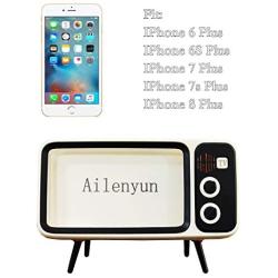 Phone Screen Bracket TV Style Mobile Phone Holder. with Speaker. for iPhone 8 Plus / 7s Plus/7 Plus / 6s Plus/ 6 Plus .A Smart Gift for Family, Girl/Boy Friend.