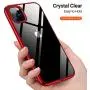 TORRAS Crystal Clear iPhone 11 Pro Case, [Anti-Yellowing] Soft Silicone Shockproof Thin Cover Slim Gel Phone Cases for iPhone 11 Pro 5.8 inch, Red