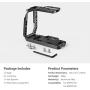 SMALLRIG BMPCC 4K/6K Half Cage Compatible with Blackmagic Pocket Cinema Camera 4K/6K, Half Cage with Anti-Twist Mechanism and Built-in NATO Rails - 2254