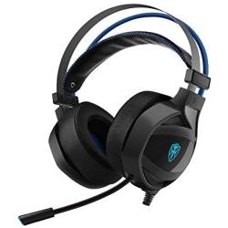 Gaming Headset, Haolide V9 Wired USB Headphone with Mic, Noise Reduction, Bass Surround for PS4 Xbox One PC Mac Laptop Computer Tablet Smart Phone