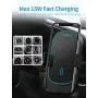 MANKIW Car Wireless Charger Mount,15W Qi Car Charger Auto-Clamping Air Vent Phone Holder Compatible with iPhone 11/11Pro/11Pro Max/Xs Max/XS/XR/X/8/8+, Samsung S10/S10+/S9/S9+/S8/S8+, Pixel/LG
