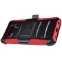 CELZEN - for LG Harmony 4, LG Premier Pro Plus (2020) - Phone Case w/Belt Clip Holster - CV1 Red