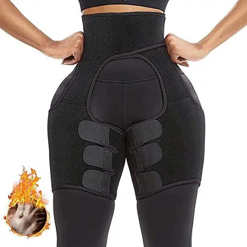 Larry&Marry Body 3-in-1 Waist Trimmer Belt Waist and Thigh Trimmer for Women Weight Loss Butt Lifter Adjustable Siamese Girdle Body Shaper Larry&Marry Body 3-in-1 Waist Trimmer Belt Waist and Thigh Trimmer for Women Weight Loss Butt Lifter Adjustable Siamese Girdle Body Shaper