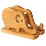 Cell Phone Stand, Phone Dock : Cradle, Holder, Compatible with Switch, All Android Smartphone, Phone 11 Pro Xs Max Xr X 8 7 6 6s Plus 5 5s 5c, Bamboo Desk Organizer Accessories (Elephant Phone Stand)