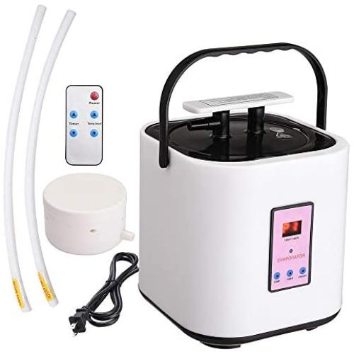 AW 2L Sauna Steamer Machine Stainless Steel Pot Steam Generator for Portable Sauna Tent with Remote Home Spa