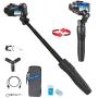 3-Axis Action Camera Gimbal Stabilizer for GoPro Hero 8/7/6/5, WiFi Connection, Handheld Gimbal Selfie Stick for SJCAM YI-CAM, 18cm Extendable Pole Portrait Mode with Tripod FeiyuTech Vimble 2A