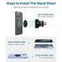 andobil Magnetic Vent Phone Car Holder, Strong Clip Phone Mount Compatible with iPhone SE/11 Pro Max XS Max XR X 8 Samsung Galaxy Note 10 S20 S20+ S10+ S9 S8 All Smartphone andobil Magnetic Vent Phone Car Holder, Strong Clip Phone Mount Compatible with iPhone SE/11 Pro Max XS Max XR X 8 Samsung Galaxy Note 10 S20 S20+ S10+ S9 S8 All Smartphone