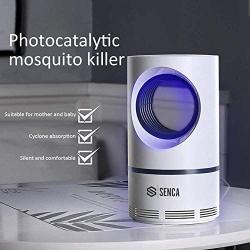 Senca Electric Indoor Mosquito Trap, Mosquito Killer Lamp with USB Power Supply and Adapter, Suction Fan, No Zapper, Child Safe