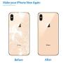 Vimour Back Glass Replacement for iPhone Xs Max 6.5 Inches All Carriers with Pre-Installed Adhesive and Repair Tool Kits (Rose Gold)