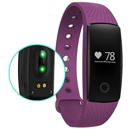 007plus Heart Rate Monitor, Bluetooth 4.0 Fitness Tracker Pedometers Sleep Monitor Activity Trackers for Android iOS Smartphone