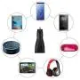 Adaptive Fast Charging Dual-Port Car Charger with USB Type C Charger Cable Compatible Samsung Galaxy S9 / S9+ / S8 / S8 Plus/Active/Note 8 / Note 9 and More