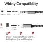 Aux Cord for iPhone, Lcueguk 3.5mm Aux Cable Compatible with iPhone 11/7/X/8/8 Plus/XS Max/XR to Car Stereo/Speaker/Headphone Adapter, Support Newest iOS 11.4/12/13.1 Version or Later (Grey)