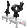 MAGT Mobile Phone Bracket, Universal Electric Bicycle Mountain Bike Motorcycle Mobile Phone Bracket Holder Clip Cycling Accessory(Black)