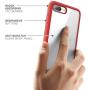 SUPCASE Unicorn Beetle Style Premium Hybrid Protective Clear Case for Apple iPhone 7 Plus 2016 / iPhone 8 Plus 2017 (Red)