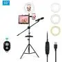 10" LED Ring Light with Tripod Stand & Cell Phone Holder for Video Live Stream/Photography, Live Stream Kits Ring Fill Light for YouTube TikTok Video Live Stream/Selfie/Makeup (10 inches) 10" LED Ring Light with Tripod Stand & Cell Phone Holder for Video Live Stream/Photography, Live Stream Kits Ring Fill Light for YouTube TikTok Video Live Stream/Selfie/Makeup (10 inches)