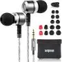 Sephia SP3060 Earbuds, Noise Isolating in Ear Headphones, Powerful Bass Sound, High Definition, Pure Audio, Earphones Compatible with iPhone, iPod, iPad, MP3 Players, Samsung Smartphones and Tablets Sephia SP3060 Earbuds, Noise Isolating in Ear Headphones, Powerful Bass Sound, High Definition, Pure Audio, Earphones Compatible with iPhone, iPod, iPad, MP3 Players, Samsung Smartphones and Tablets