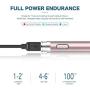 Stylus Pen for Touch Screens, XIRON Rechargeable 1.5 mm Fine Point Active Stylus Pen Smart Digital Pencil Compatible with iPad iPhone and Most Tablets High Precise Pencil with Glove