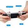 14 Pieces Mobile Game Controller Finger Sleeve Set Includes 12 Gaming Thumb Sleeve with 2 Mobile L1R1 Game Triggers for Mobile Phone Games