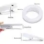 Disnadda Selfie Ring Light,3 Lighting Modes Rechargeable Clip on Selfie Fill Light with 40 Led for iPhone Laptop Android Smart Phone Photography, Camera Video, Girl Makes Up(White) Disnadda Selfie Ring Light,3 Lighting Modes Rechargeable Clip on Selfie Fill Light with 40 Led for iPhone Laptop Android Smart Phone Photography, Camera Video, Girl Makes Up(White)