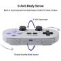 RunSnail 8Bitdo SN30 Pro Wireless Bluetooth Controller with Joysticks Rumble Vibration USB-C Cable Gamepad for Windows, Mac OS, Android, Steam, etc, Compatible with Nintendo Switch