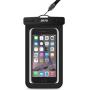 JOTO Universal Waterproof Pouch Phone Dry Bag Underwater Case for iPhone 11 Pro Max XS Max XR X 8 7 6S Plus SE 2020 Galaxy Pixel up to 6.9", Waterproof Case for Pool Beach Swimming Kayak Travel -Black