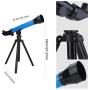 Bindpo Astronomical Telescope,Kids Educational Gift Toy Monocular Space Astronomical Telescope with Stretchable Tripod 20X 40X 60X Eyepiece Magnification for Beginners/Children(Blue)
