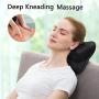Shiatsu Back and Neck Massager-Deep Tissue Kneading Massage for Lower Back, Neck, Shoulder, Leg, Foot, Calf - Use at Home and Car,Unique Gifts for Men, Women