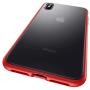 Meifigno Magic Series iPhone X Case, iPhone Xs Case, [Certified Military Protection][Agile Button], Translucent Matte PC with Soft Edges, Shockproof Protective Cover for Apple iPhone X/Xs 5.8", Red