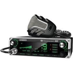 Uniden BEARCAT 880 CB Radio with 40 Channels and Large Easy-to-Read 7-Color LCD Display with Backlighting, Backlit Control Knobs/Buttons, NOAA Weather Alert, PA/CB Switch, and Wireless Mic Compatible