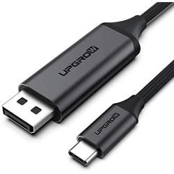 UPGROW USB C to DisplayPort Cable 4K@60Hz 4FT for Home Office USB C to DP Cable Compatible with MacBook Pro/Air, iPad Pro with USB-C Port laptops/Phones, Model Number: UPGROWCMDPM4