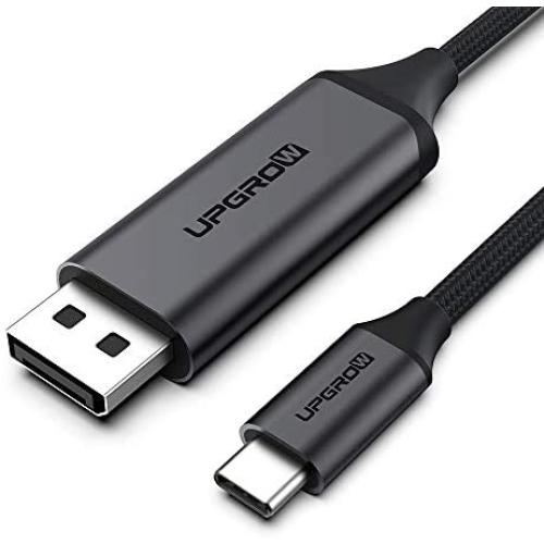 UPGROW USB C to DisplayPort Cable 4K@60Hz 4FT for Home Office USB C to DP Cable Compatible with MacBook Pro/Air, iPad Pro with USB-C Port laptops/Phones, Model Number: UPGROWCMDPM4